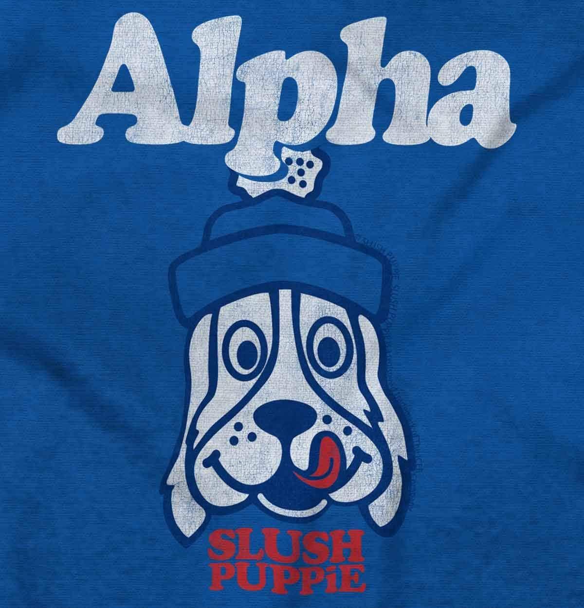imageBrisco Brands Alpha Dog Slush Puppie 80s Logo Graphic T Shirt Men or WomenRoyal