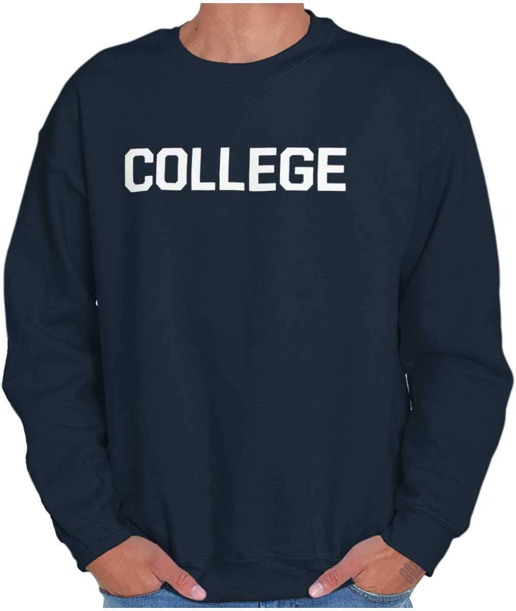 imageBrisco Brands Animal House Faber College Frat Party Sweatshirt for Men or WomenNavy