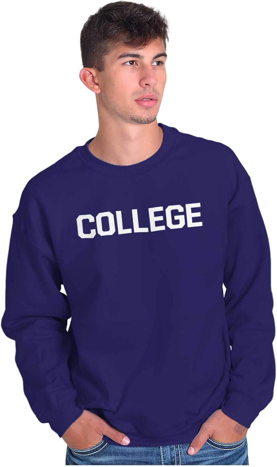 imageBrisco Brands Animal House Faber College Frat Party Sweatshirt for Men or WomenPurple