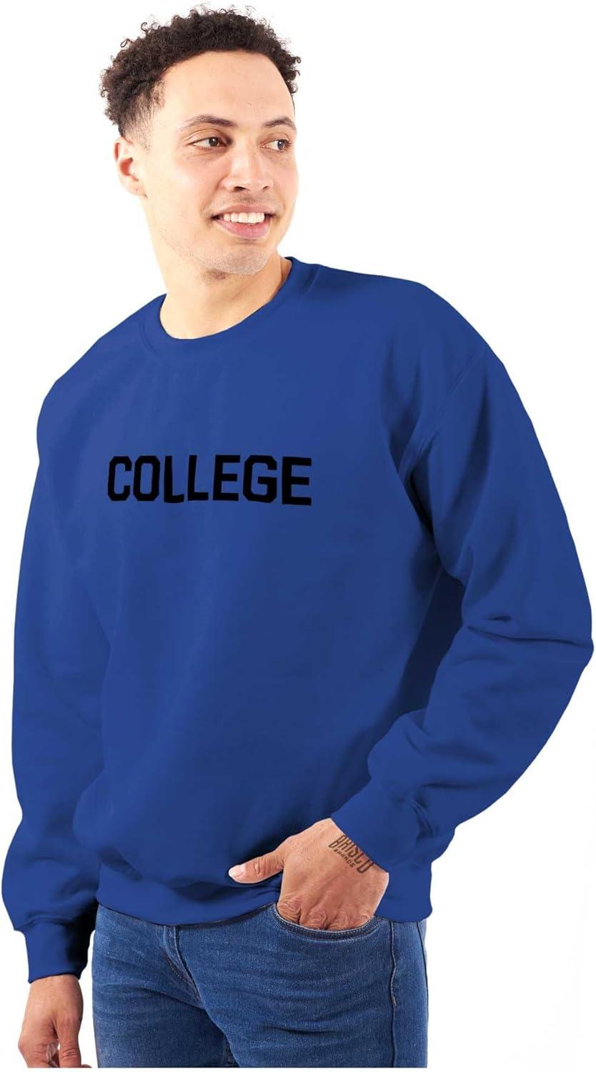 imageBrisco Brands Animal House Faber College Frat Party Sweatshirt for Men or WomenRoyal