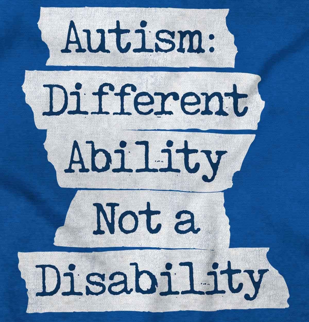 imageBrisco Brands Autism Different Disability Awareness Hoodie Sweatshirt Women MenRoyal