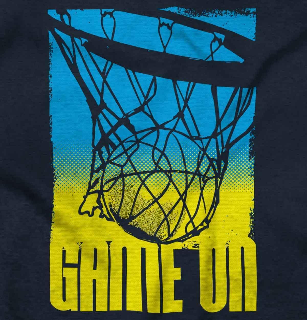 imageBrisco Brands Basketball Hoop Athlete Game On Kids Hoodie Sweatshirt BoysNavy