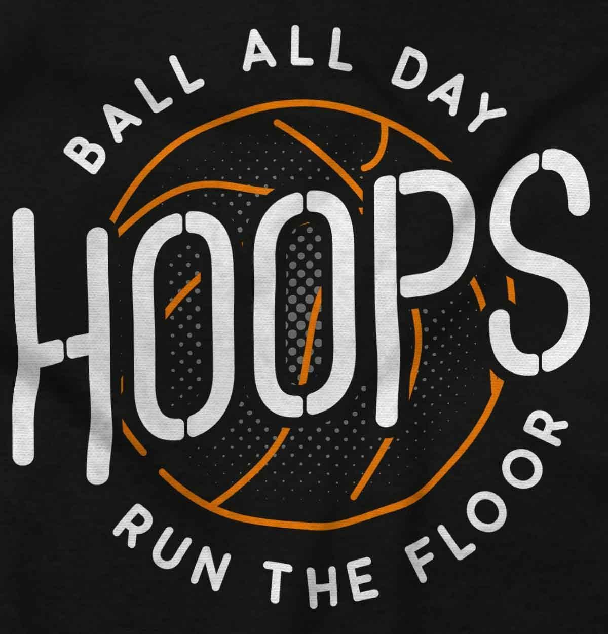 imageBrisco Brands Basketball Hoops Jock Ball All Day Hoodie Hooded Sweatshirt MenBlack