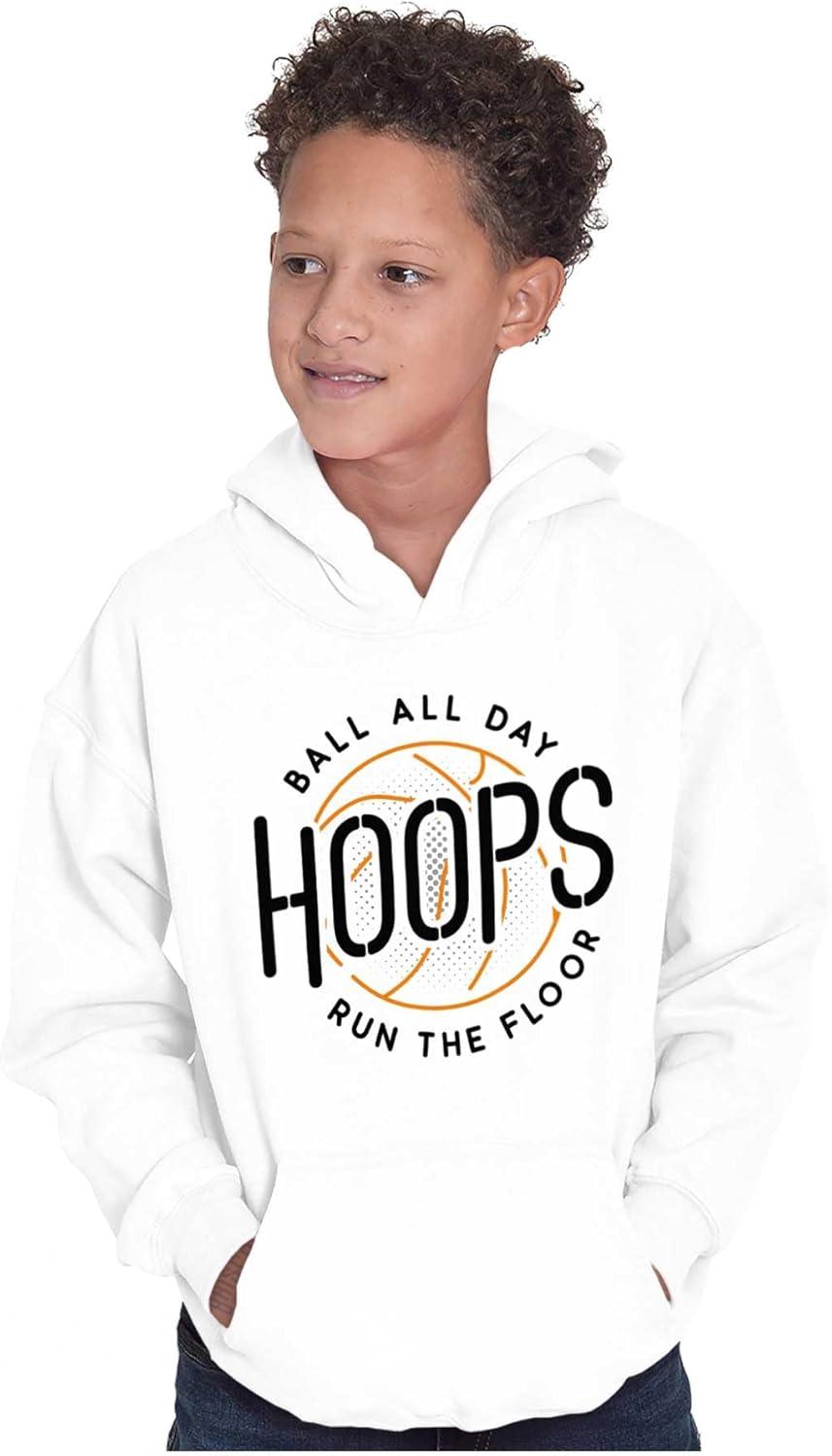 imageBrisco Brands Basketball Hoops Jock Ball All Day Kids Hoodie Sweatshirt Boys