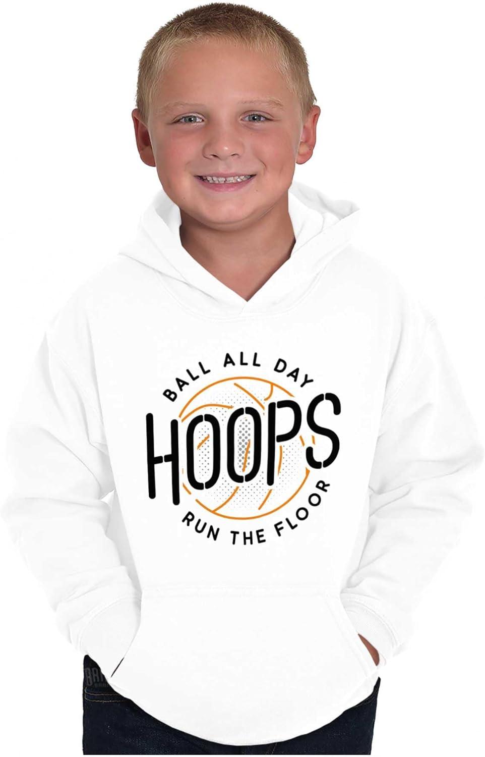 imageBrisco Brands Basketball Hoops Jock Ball All Day Kids Hoodie Sweatshirt Boys