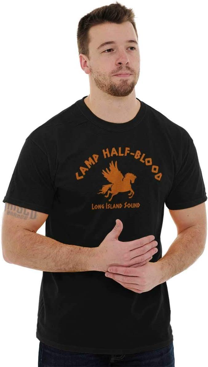 imageBrisco Brands Camp Half Blood Greek Mythology Graphic T Shirt Men or WomenBlack