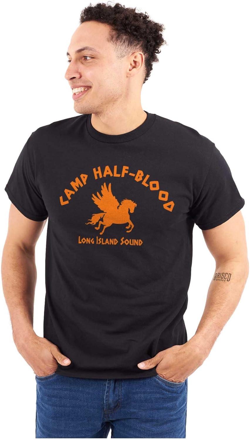 imageBrisco Brands Camp Half Blood Greek Mythology Graphic T Shirt Men or WomenBlack