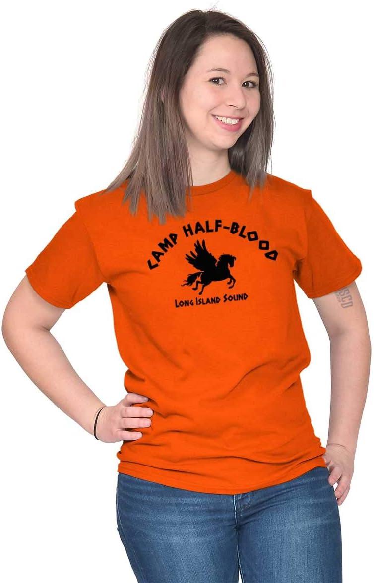 imageBrisco Brands Camp Half Blood Greek Mythology Graphic T Shirt Men or WomenOrange