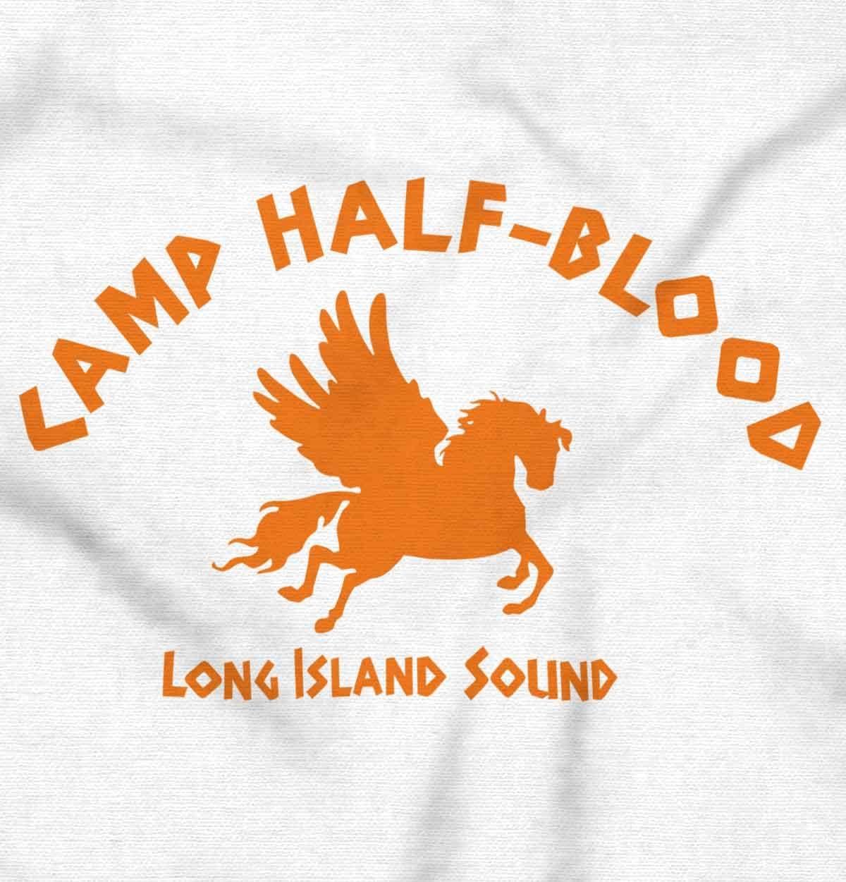 imageBrisco Brands Camp Half Blood Greek Mythology Graphic T Shirt Men or WomenWhite