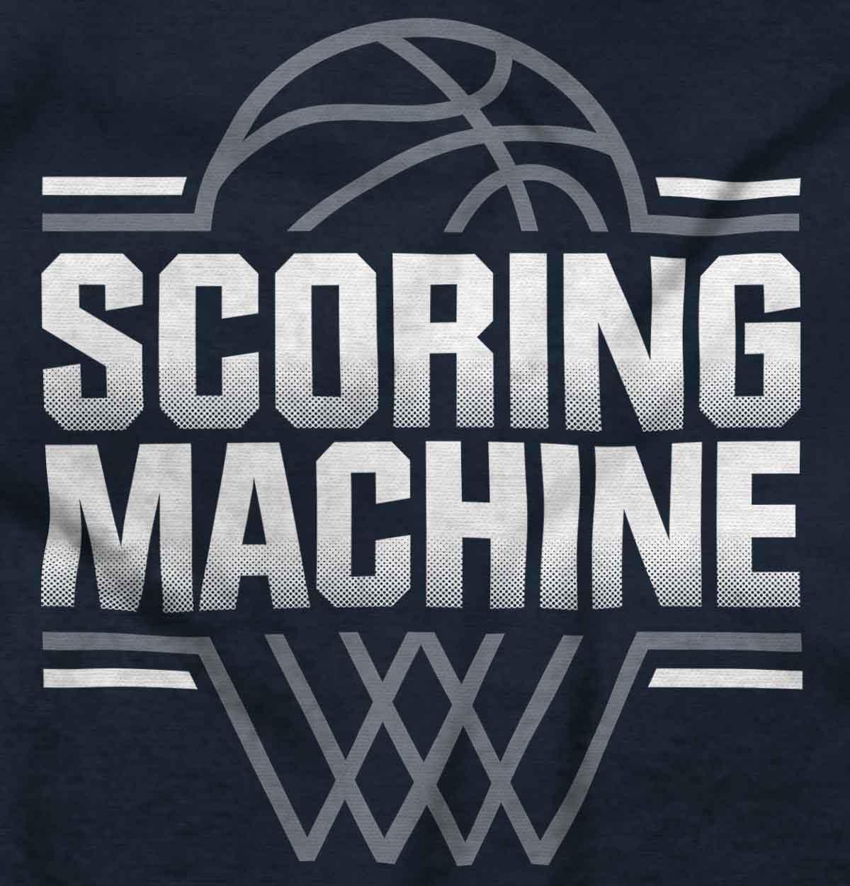 imageBrisco Brands Cool Basketball Scoring Machine Hoodie Hooded Sweatshirt MenNavy