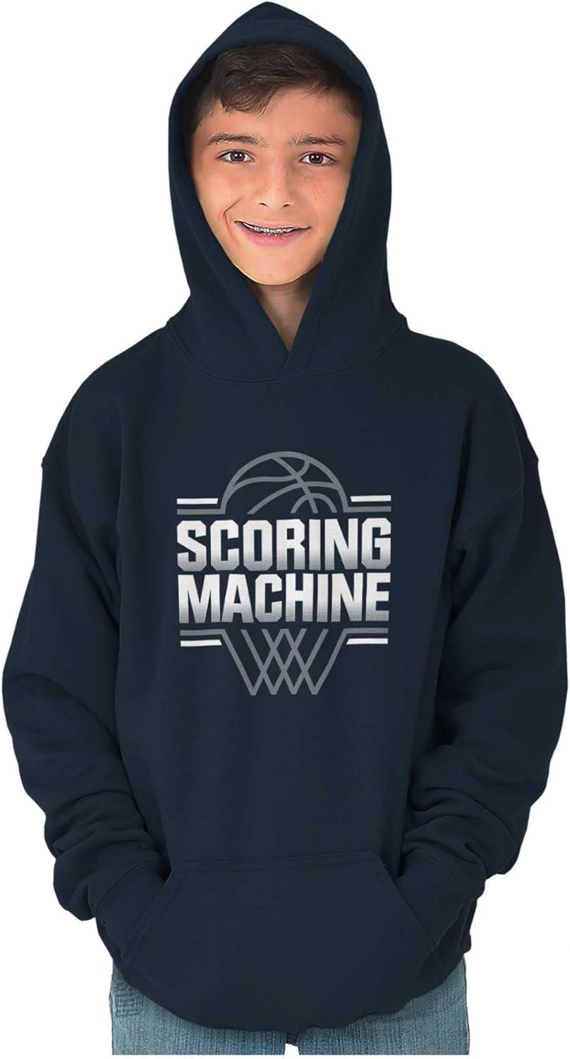 imageBrisco Brands Cool Basketball Scoring Machine Kids Hoodie Sweatshirt BoysNavy