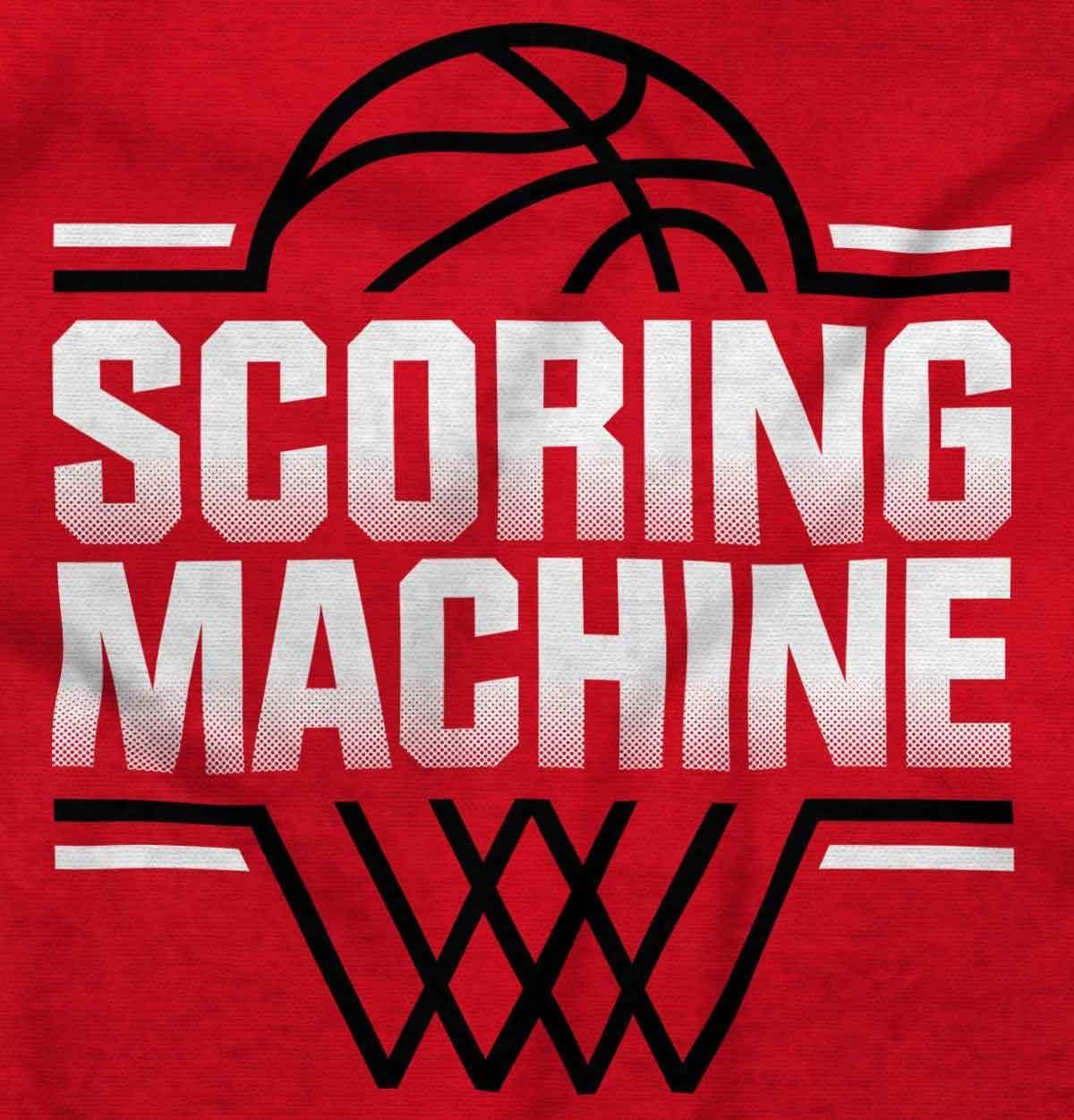 imageBrisco Brands Cool Basketball Scoring Machine Kids Hoodie Sweatshirt BoysRed