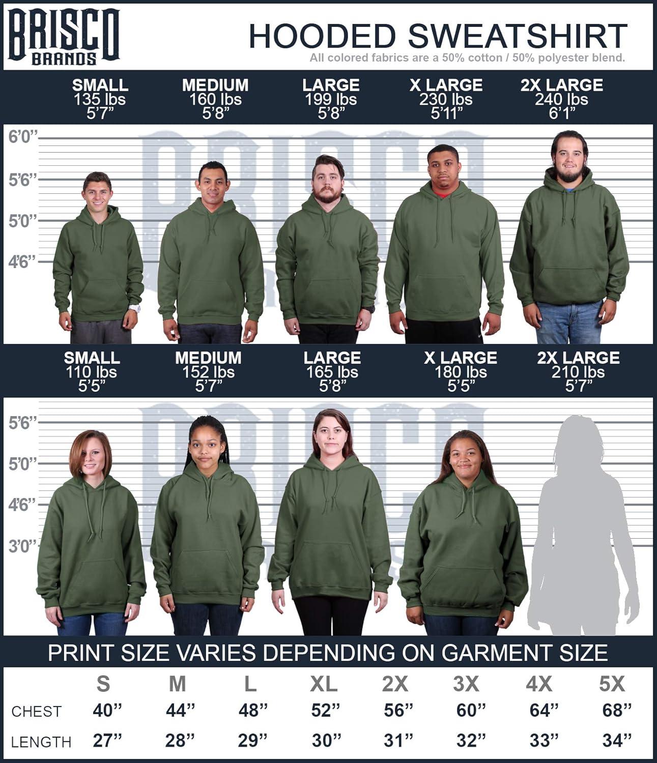 imageBrisco Brands Country Strong Buck Hoodie Sweatshirt Women MenMilitary Green