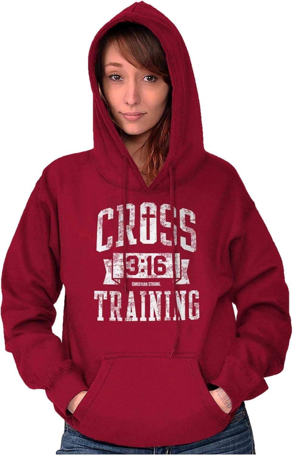 imageBrisco Brands Cross Training 316 Christian Hoodie Sweatshirt Women MenCardinal Red