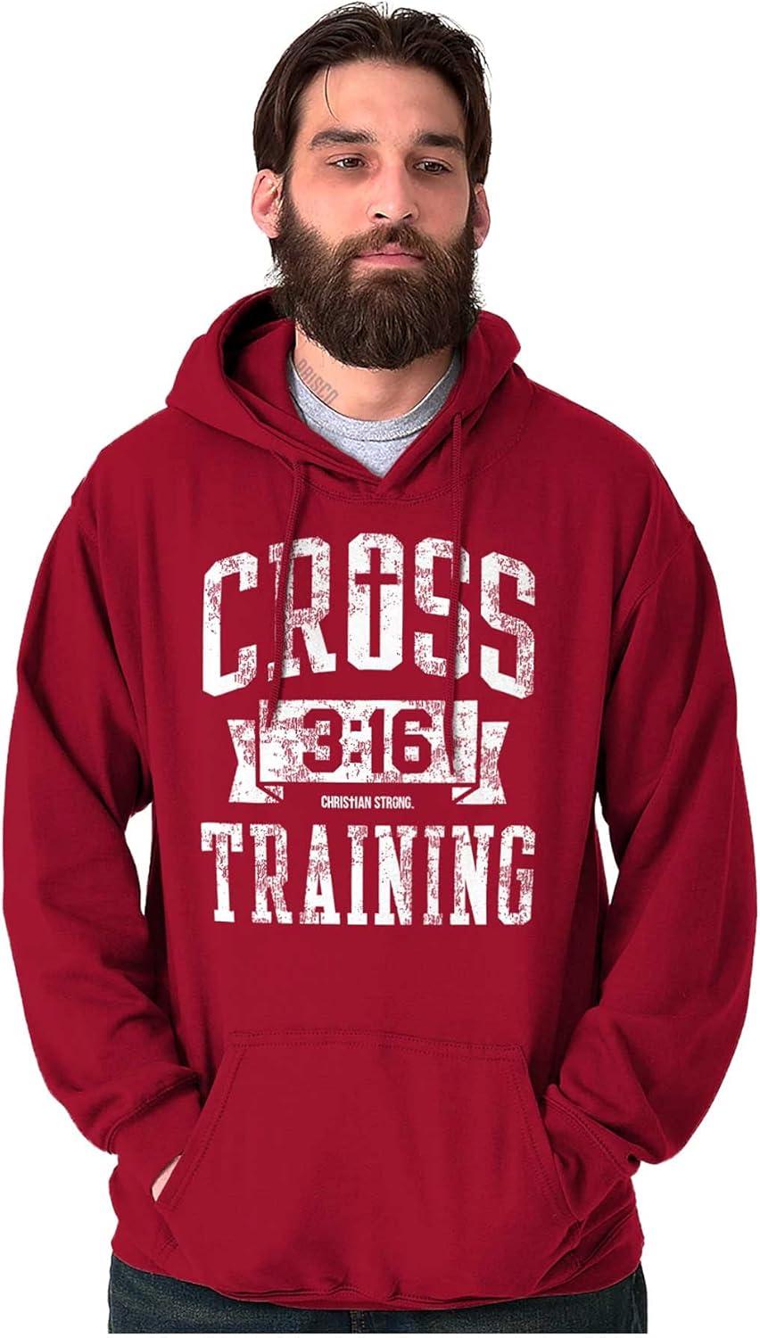imageBrisco Brands Cross Training 316 Christian Hoodie Sweatshirt Women MenCardinal Red