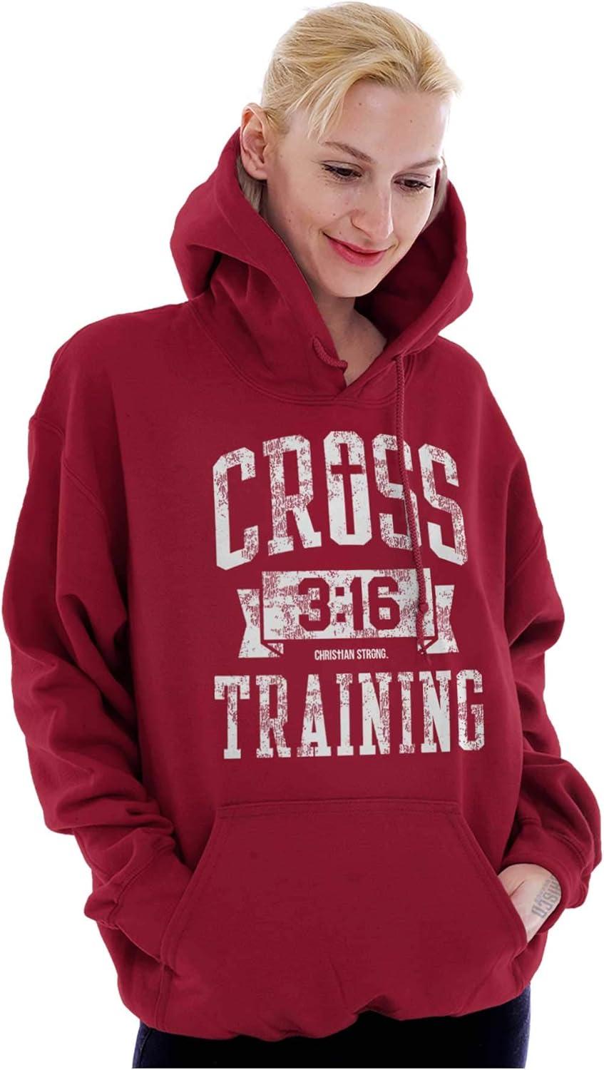 imageBrisco Brands Cross Training 316 Christian Hoodie Sweatshirt Women MenCardinal Red