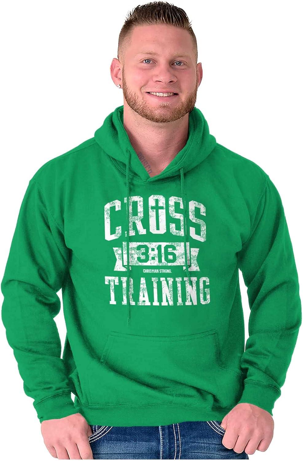 imageBrisco Brands Cross Training 316 Christian Hoodie Sweatshirt Women MenIrish Green