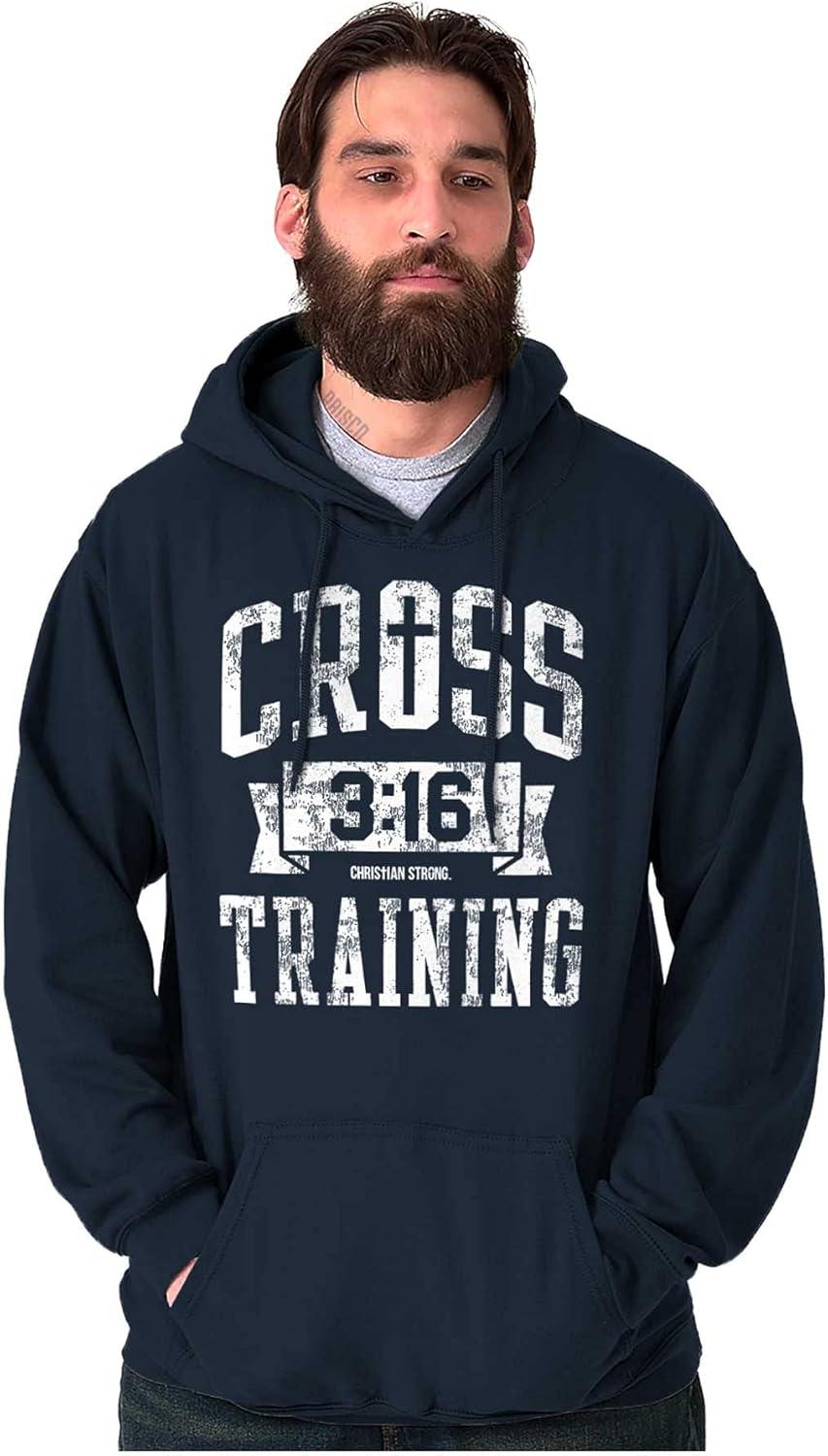 imageBrisco Brands Cross Training 316 Christian Hoodie Sweatshirt Women MenNavy