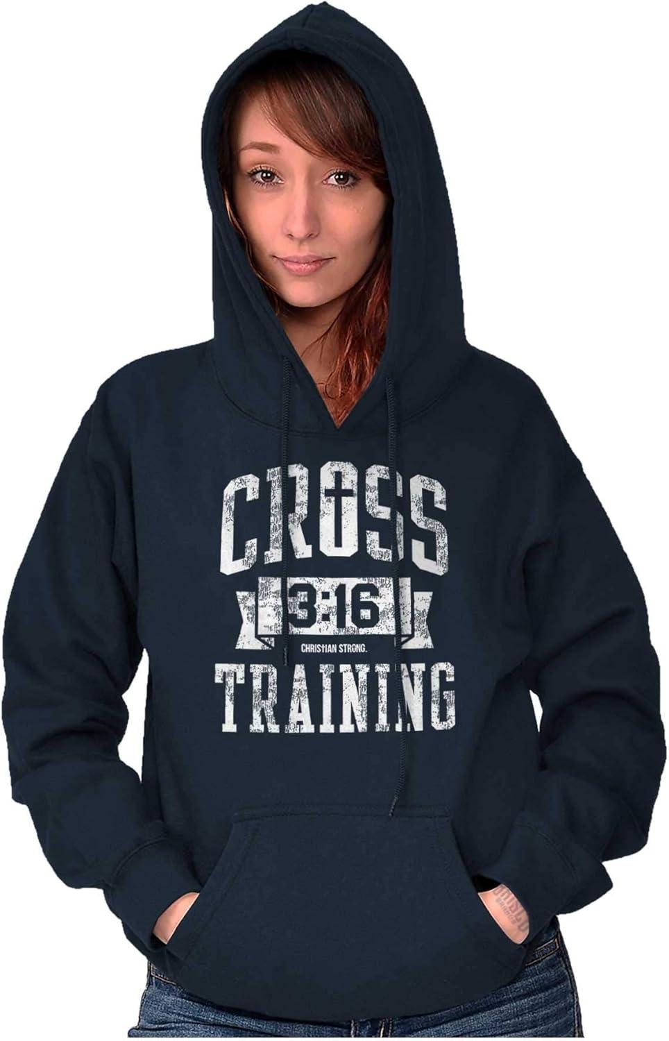 imageBrisco Brands Cross Training 316 Christian Hoodie Sweatshirt Women MenNavy