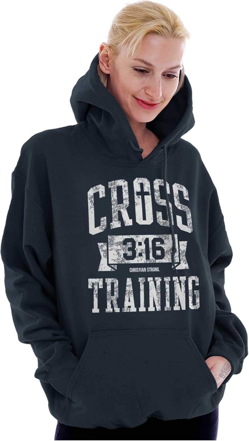 imageBrisco Brands Cross Training 316 Christian Hoodie Sweatshirt Women MenNavy