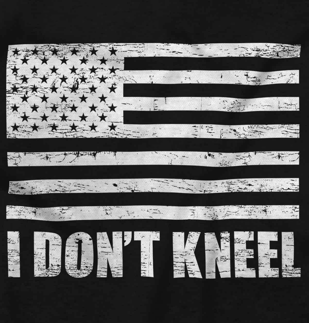 imageBrisco Brands Dont Kneel Anti Protest Patriotic Tank Top T Shirts Men WomenBlack