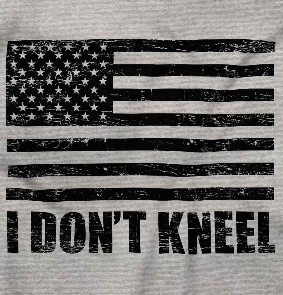 imageBrisco Brands Dont Kneel Anti Protest Patriotic Tank Top T Shirts Men WomenSport Grey