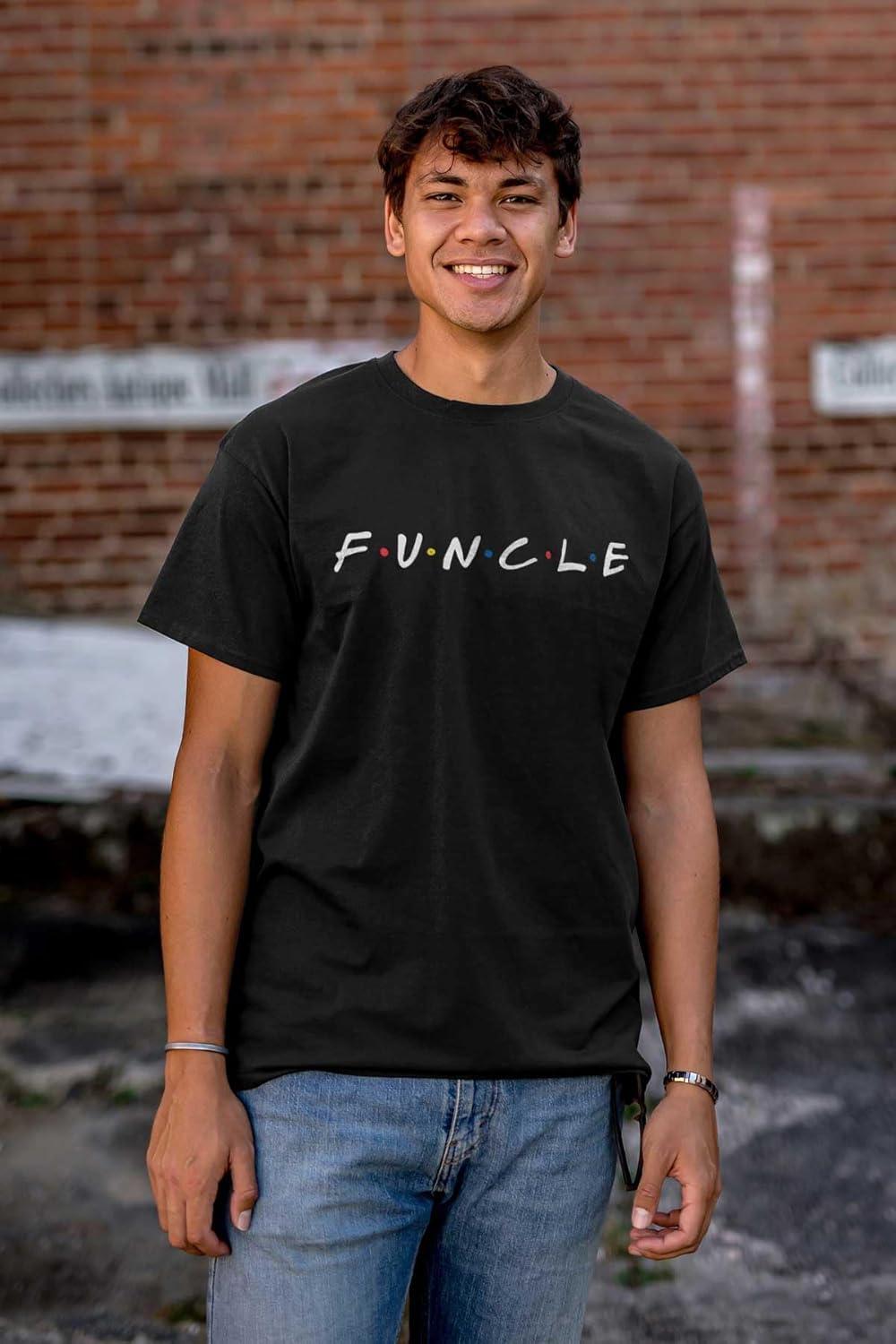imageBrisco Brands Funcle Fun Uncle 90s TV Show Retro Mens Graphic T Shirt TeesBlack
