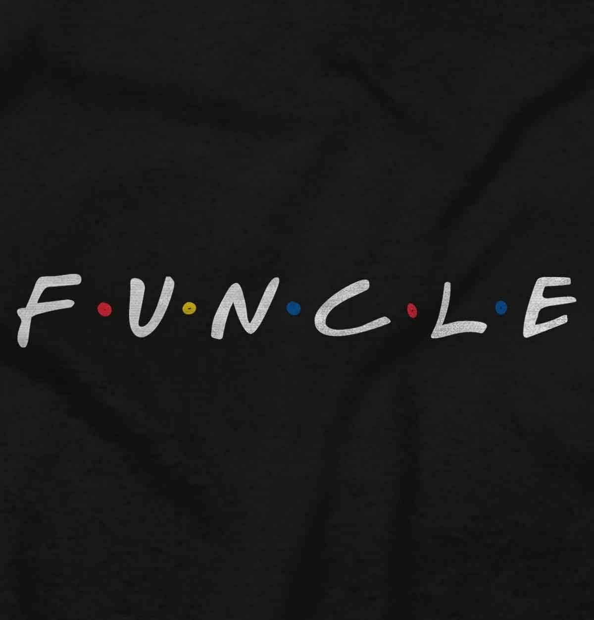 imageBrisco Brands Funcle Fun Uncle 90s TV Show Retro Mens Graphic T Shirt TeesBlack