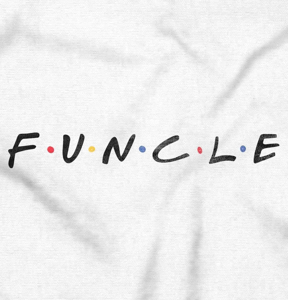 imageBrisco Brands Funcle Fun Uncle 90s TV Show Retro Mens Graphic T Shirt TeesWhite