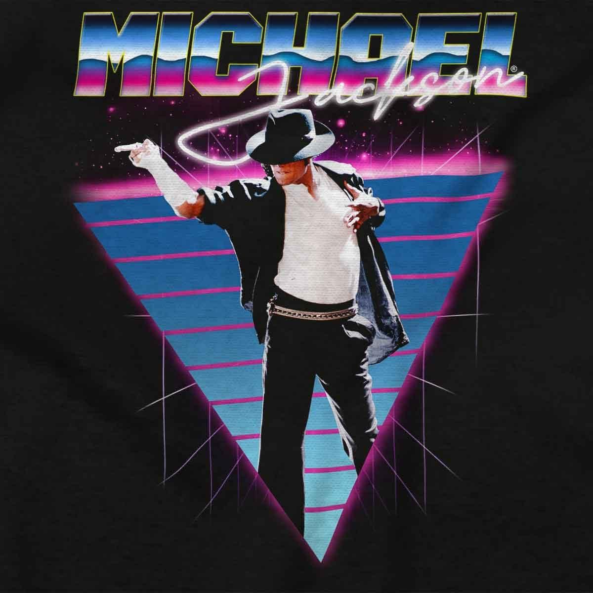 imageBrisco Brands Michael Jackson 80s Iconic Pop Pose Sweatshirt for Men or WomenBlack