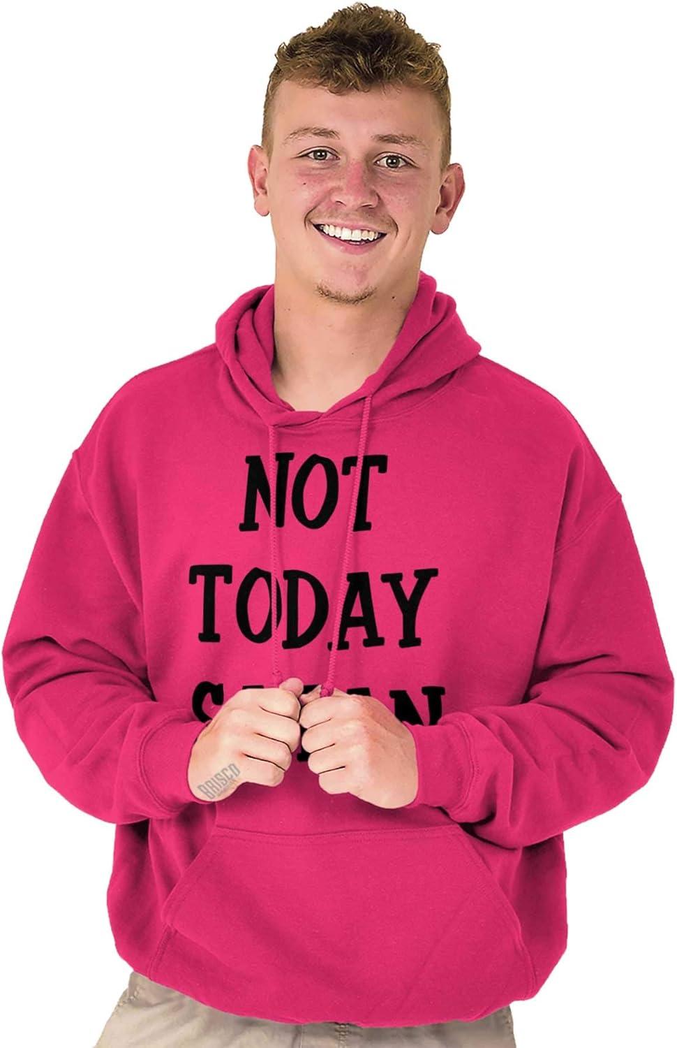 imageBrisco Brands Not Today Satan Funny Christian Hoodie Sweatshirt Women MenHeliconia