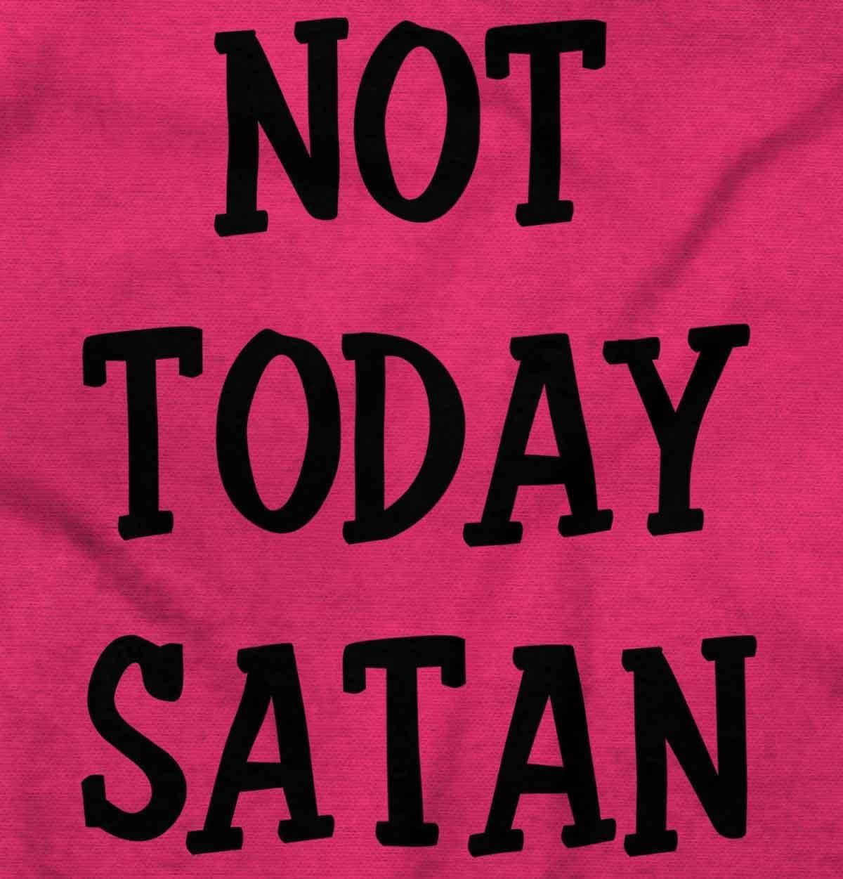 imageBrisco Brands Not Today Satan Funny Christian Hoodie Sweatshirt Women MenHeliconia