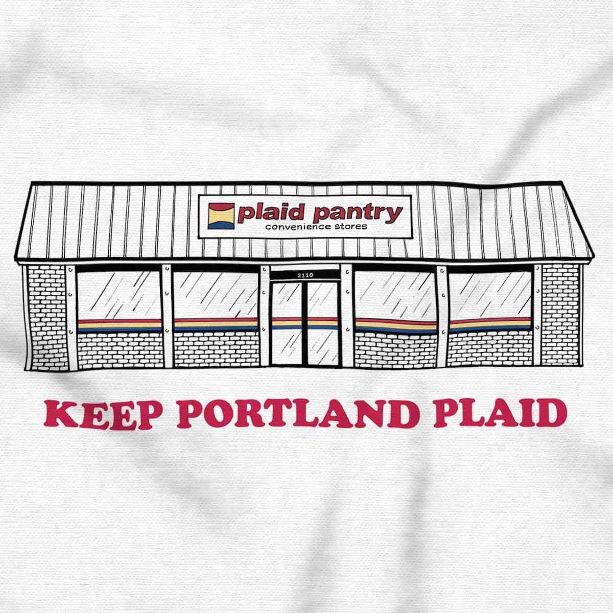 imageBrisco Brands Plaid Pantry Keep Portland Plaid Hoodie Sweatshirt Women MenWhite