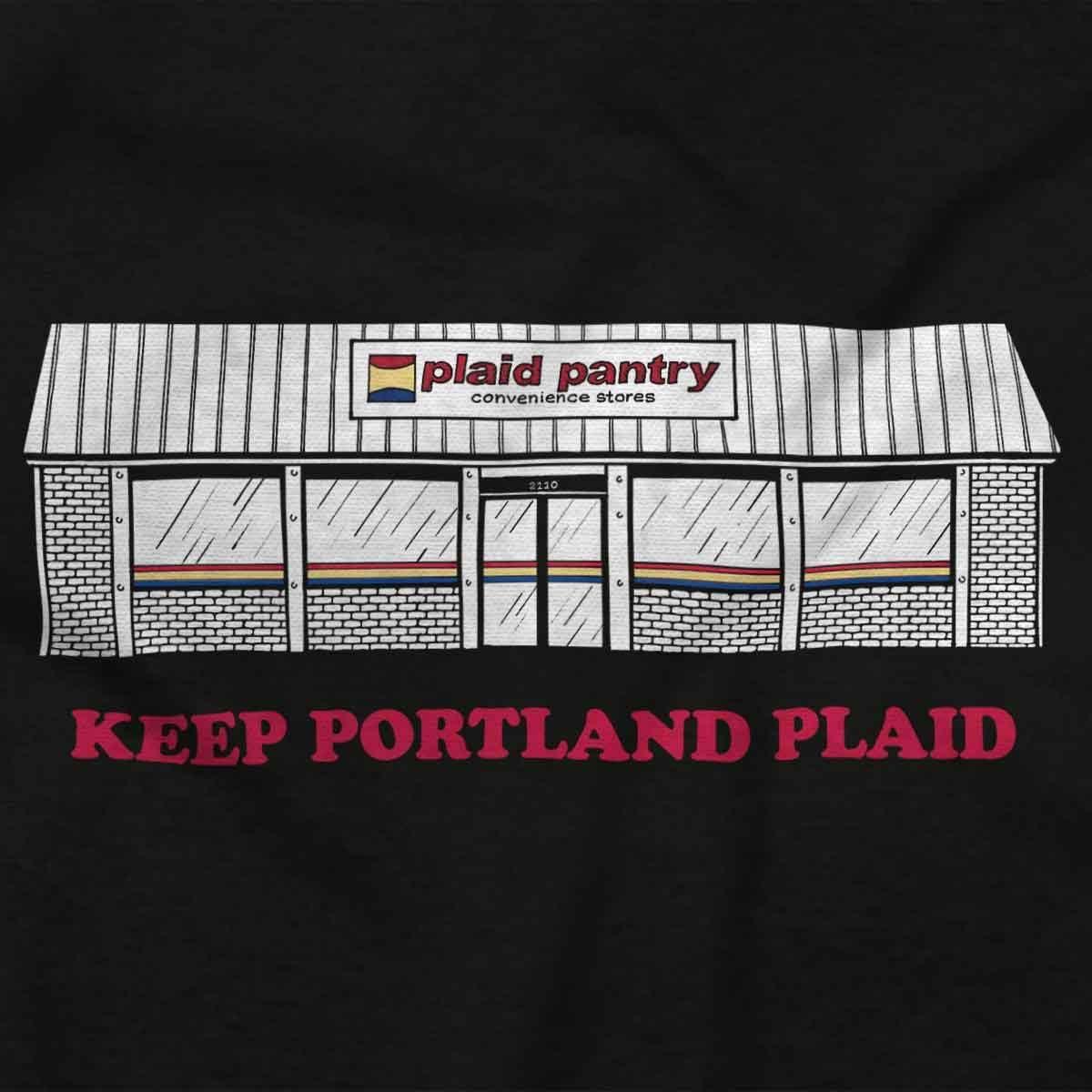 imageBrisco Brands Plaid Pantry Keep Portland Plaid Sweatshirt for Men or WomenBlack