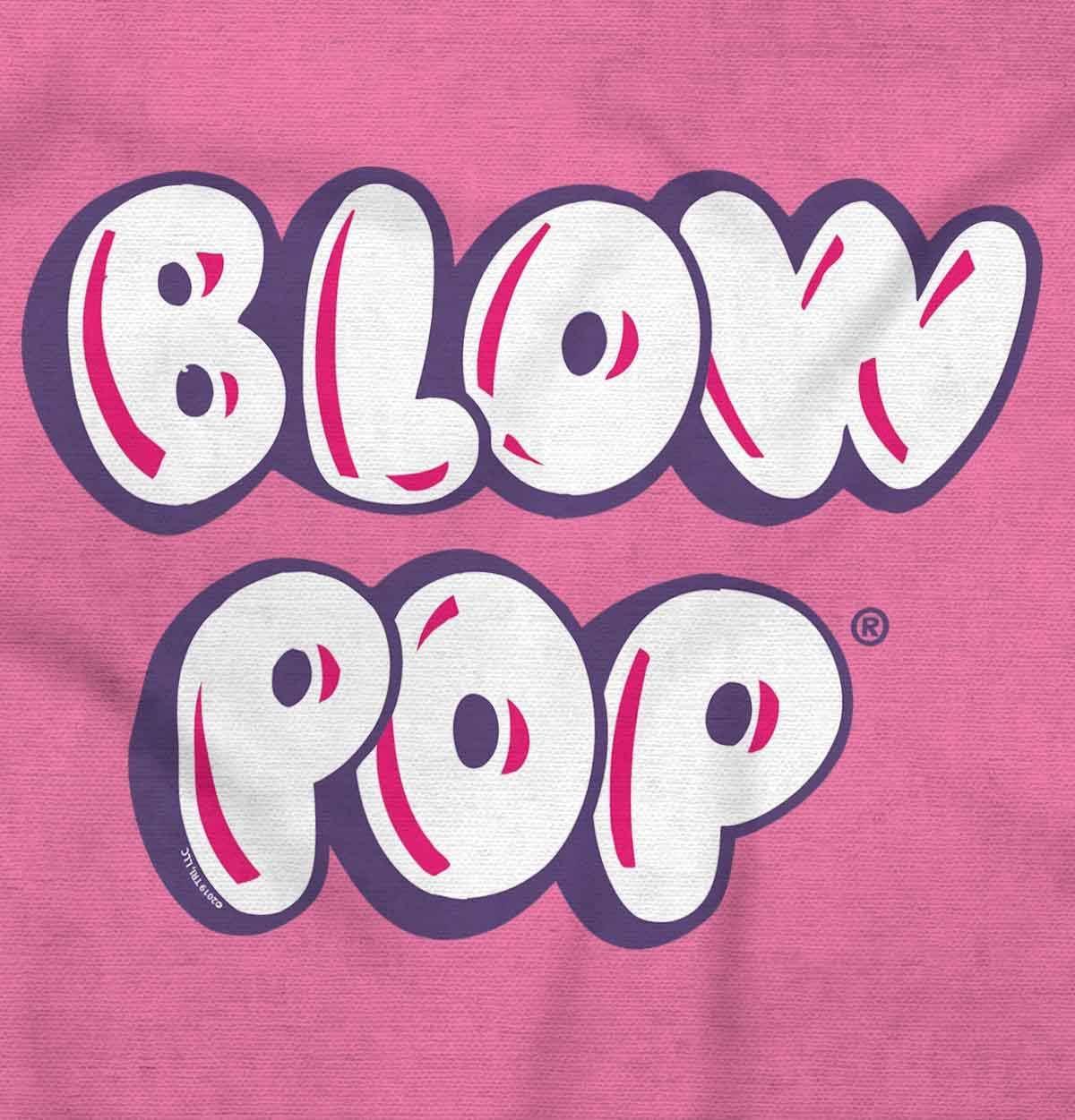 imageBrisco Brands Retro Candy Logo Blow Pop Cute Womens Graphic T Shirt TeesAzalea