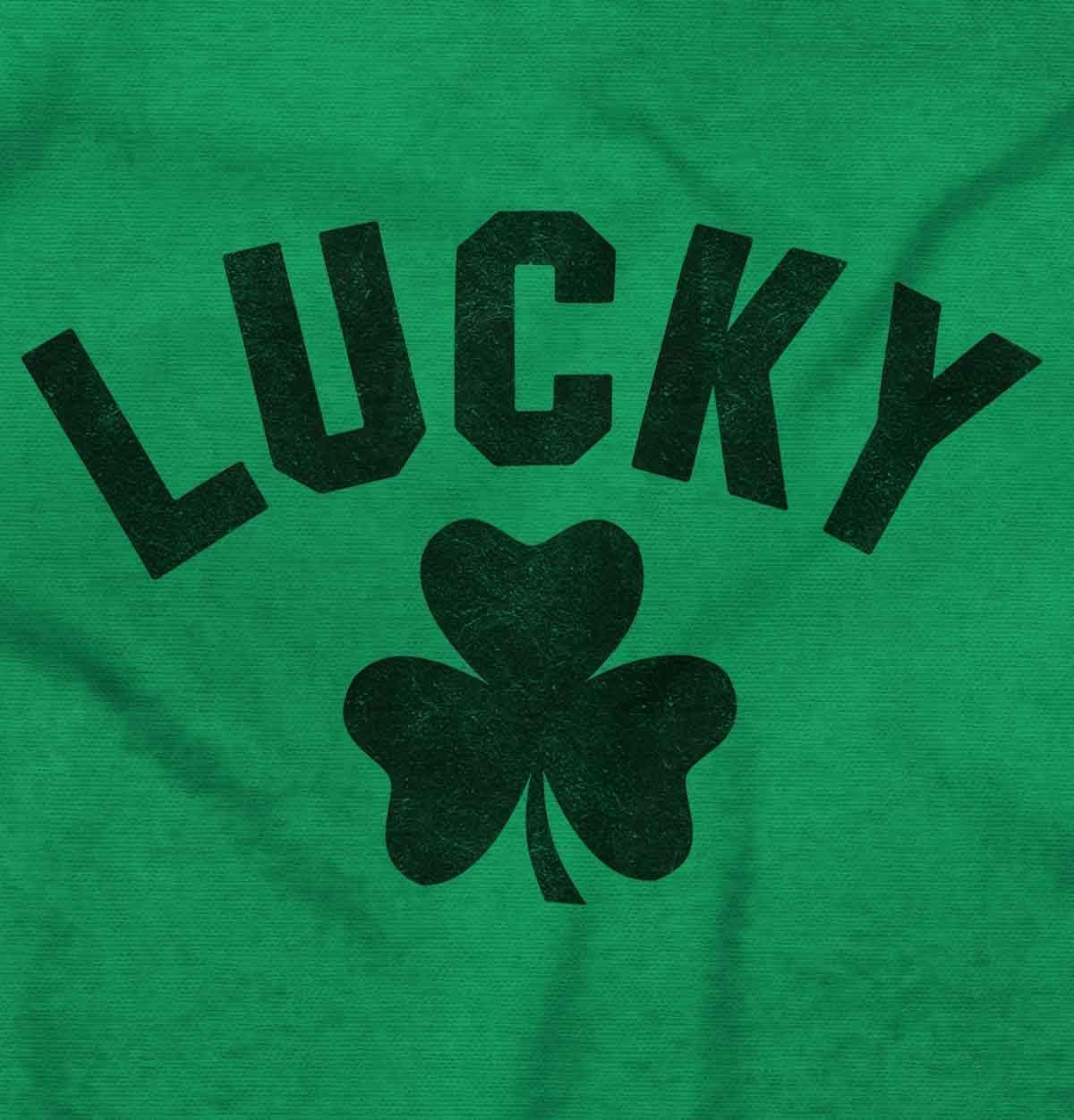 imageBrisco Brands Saint Patricks Day Lucky Shamrocks Baby Romper Boys or Girls
