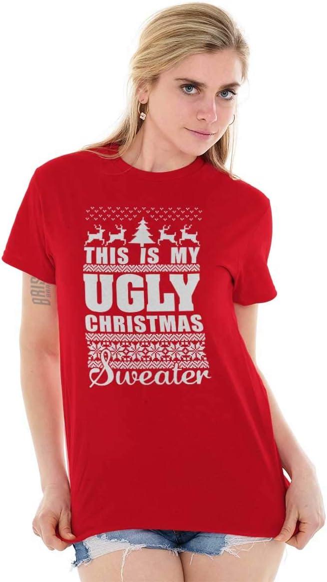 imageBrisco Brands This is My Ugly Christmas Sweater Graphic T Shirt Men or WomenRed