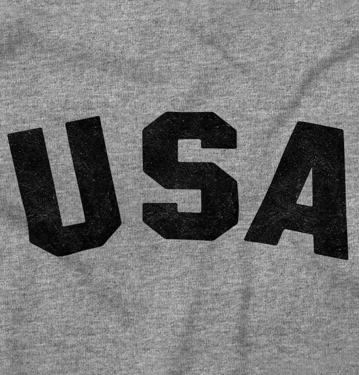 imageBrisco Brands United States of America USA Patriot Hoodie Sweatshirt Women MenSport Grey