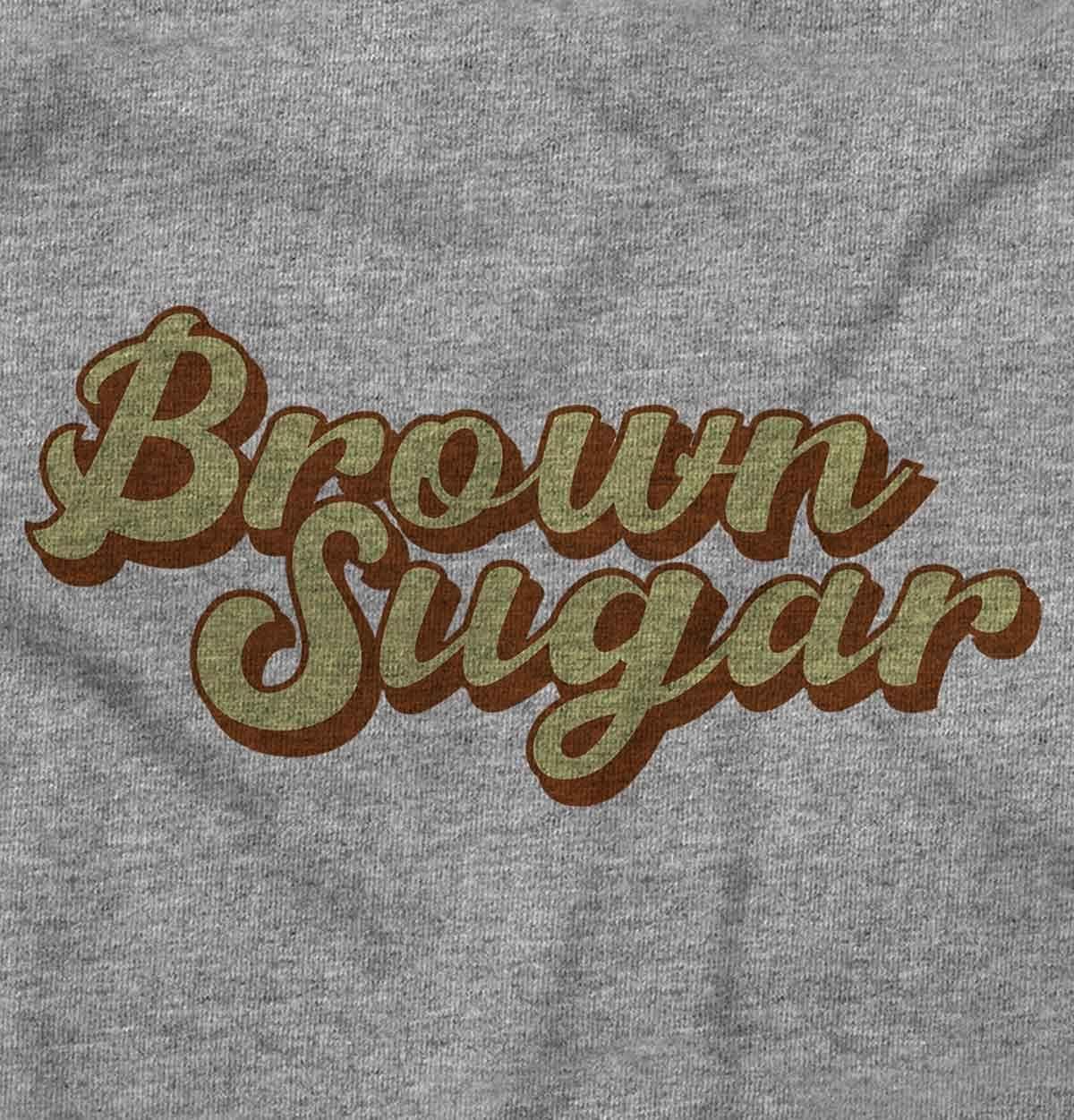 imageBrown Sugar Cute Black Girl Pride Womens Graphic T Shirt TeesSport Grey