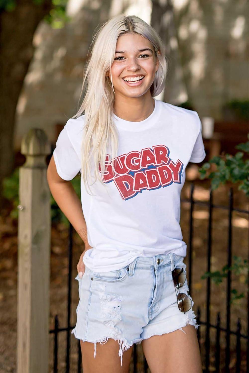 imageClassic Candies Sugar Daddy Cool Logo Graphic T Shirt Men or WomenWhite