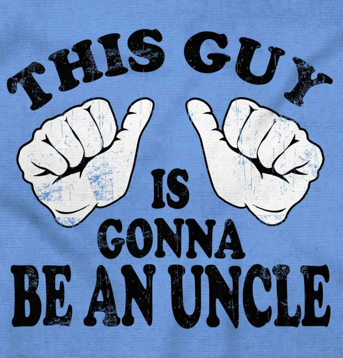 imageClassic Teaze This Guy is Gonna Be Uncle Nephew Mens Graphic T Shirt TeesCarolina Blue