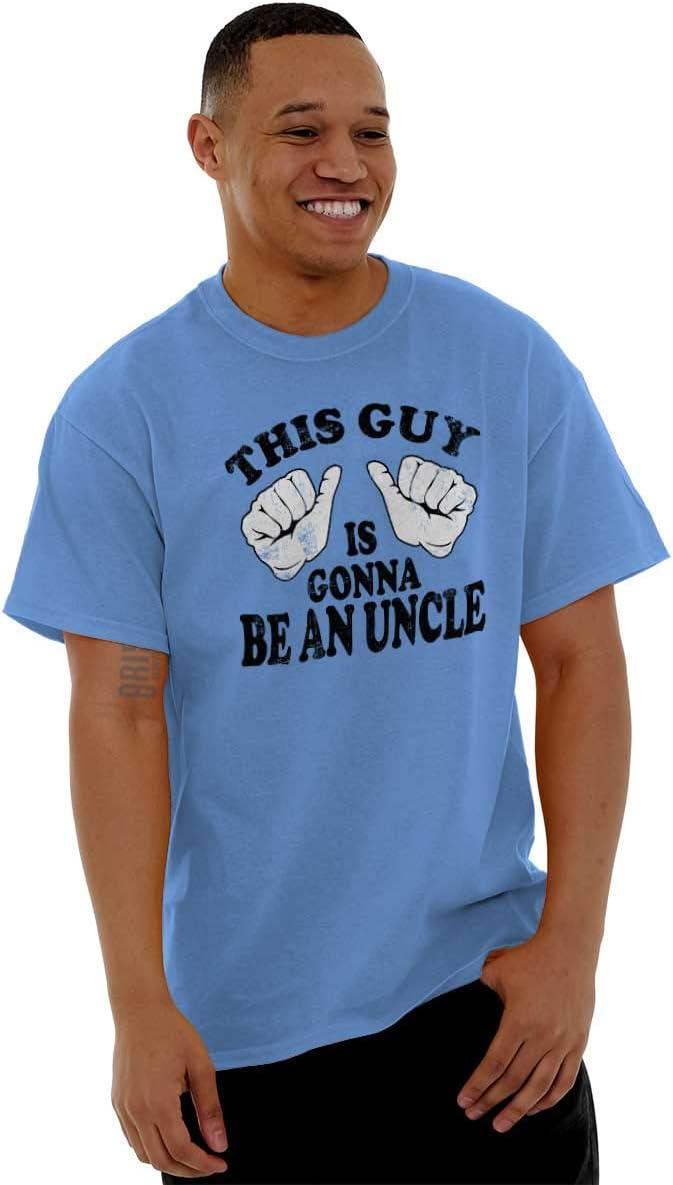 imageClassic Teaze This Guy is Gonna Be Uncle Nephew Mens Graphic T Shirt TeesCarolina Blue