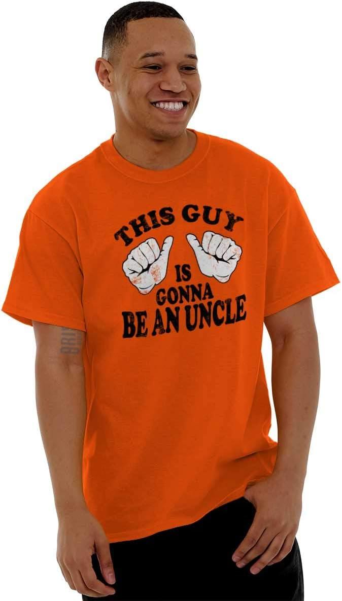 imageClassic Teaze This Guy is Gonna Be Uncle Nephew Mens Graphic T Shirt TeesOrange