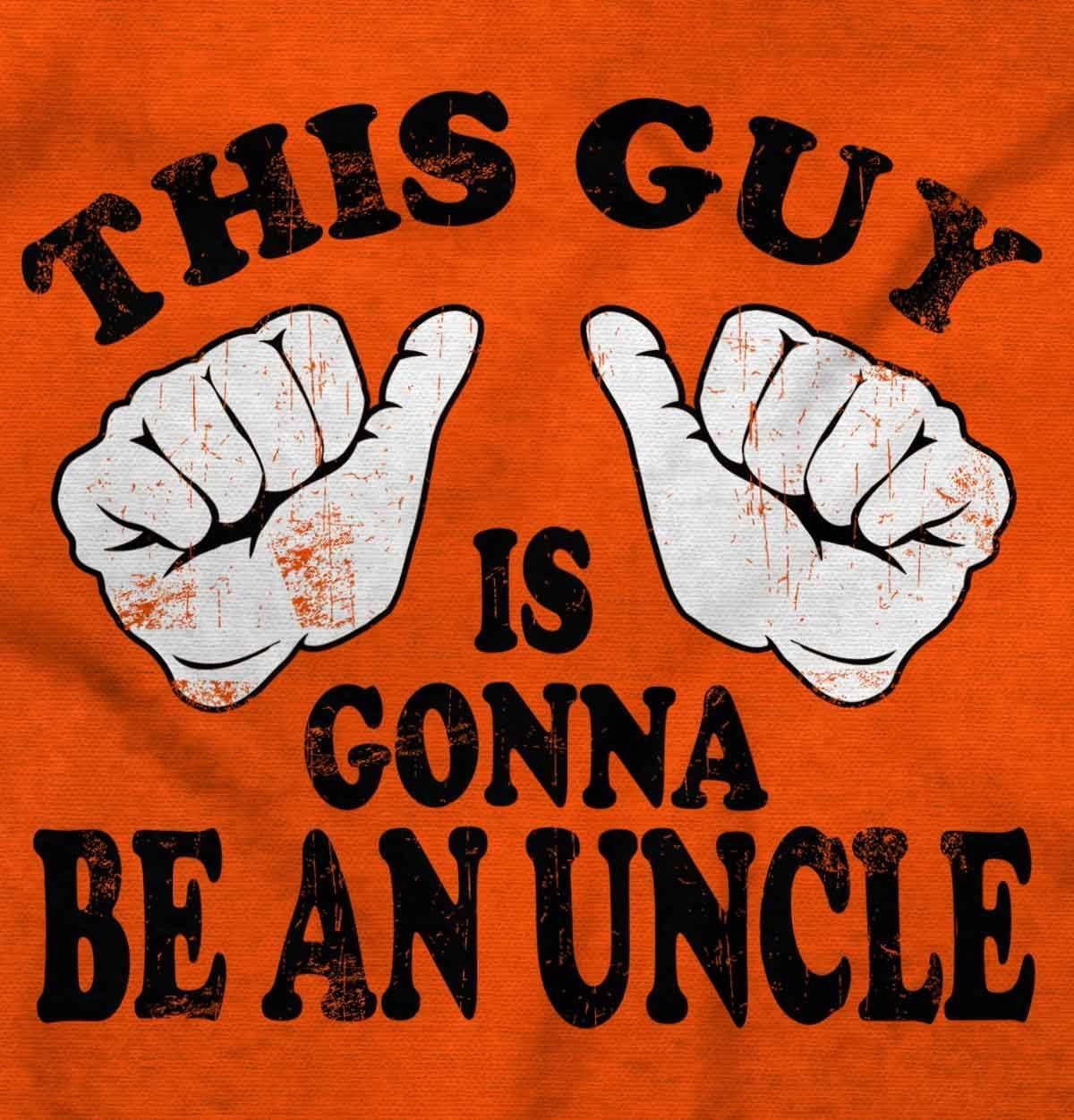 imageClassic Teaze This Guy is Gonna Be Uncle Nephew Mens Graphic T Shirt TeesOrange