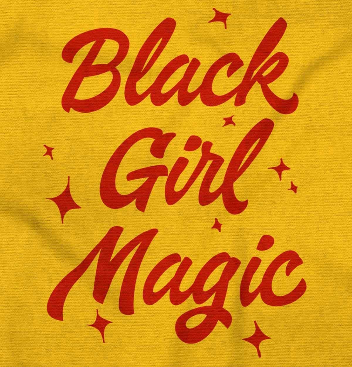 imageCute Black Girl Magic Melanin Queen Womens Graphic T Shirt TeesGold