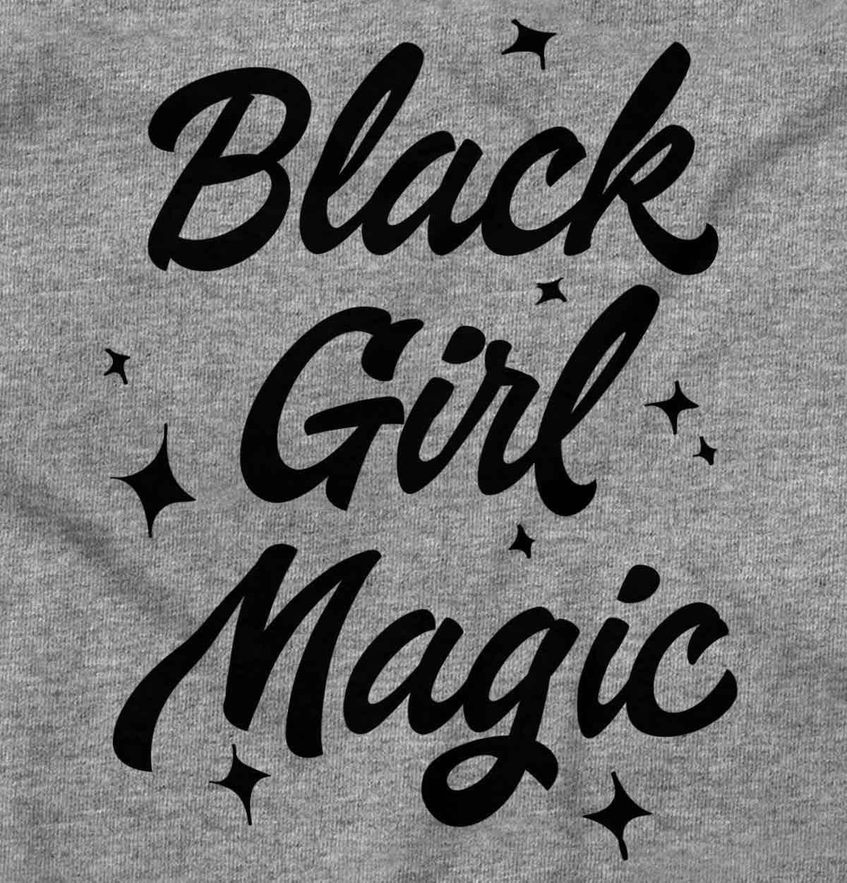 imageCute Black Girl Magic Melanin Queen Womens Graphic T Shirt TeesSport Grey