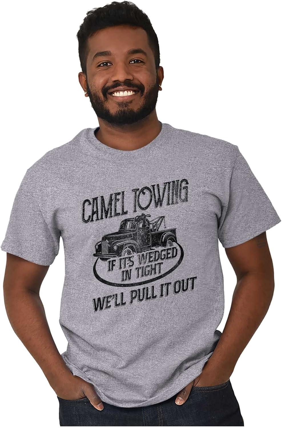 imageFunny Camel Towing Services Joke Mens Graphic T Shirt TeesSport Grey