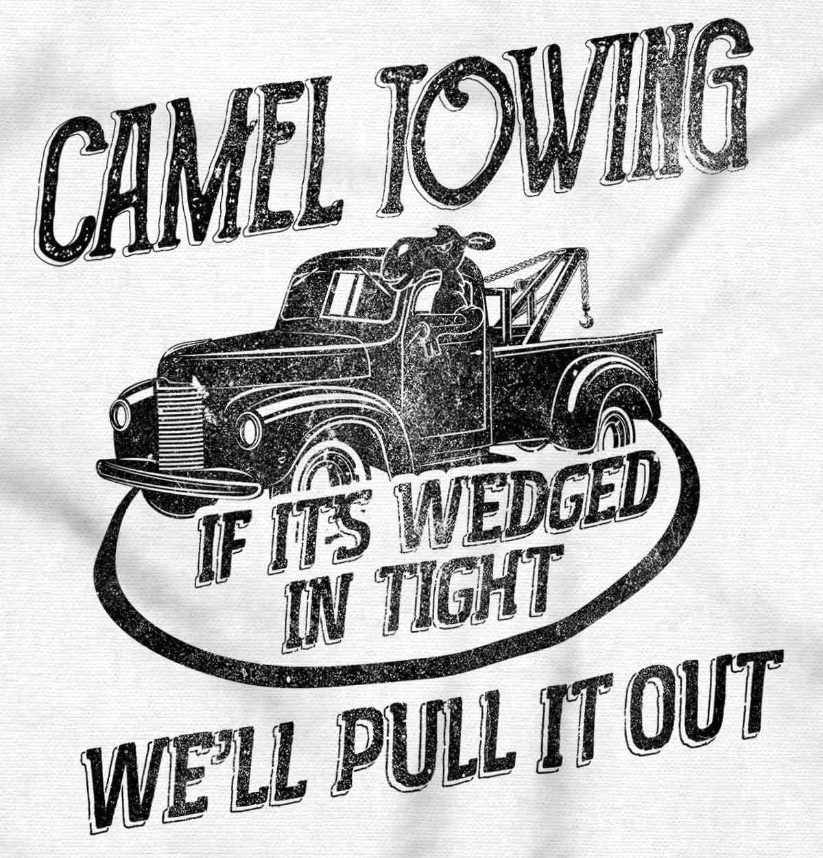 imageFunny Camel Towing Services Joke Mens Graphic T Shirt TeesWhite