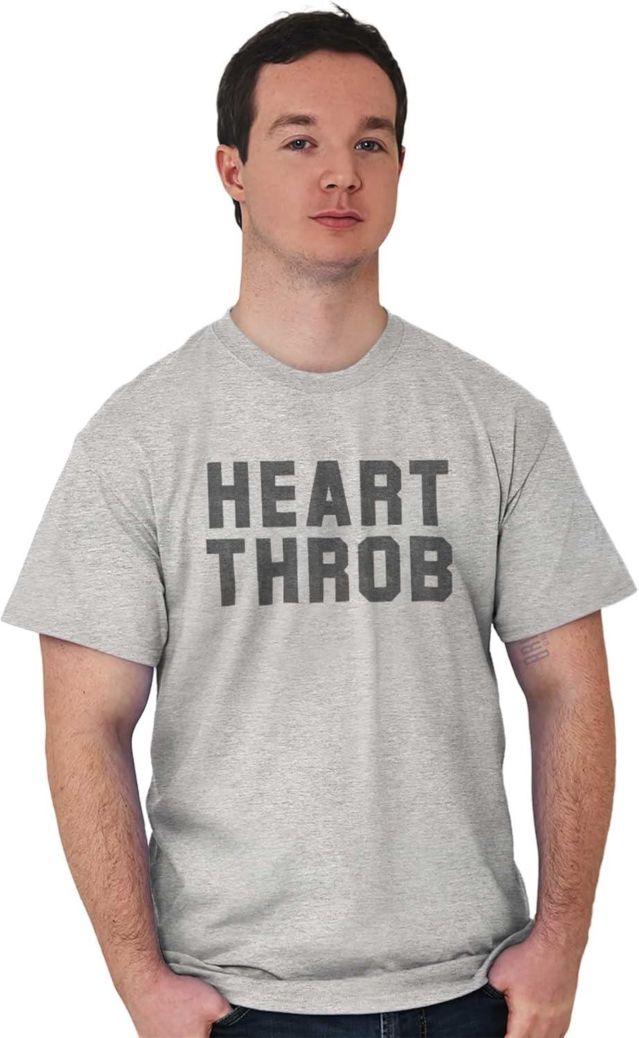 imageHeartthrob Funny Valentines Joke Mens Graphic T Shirt TeesSport Grey