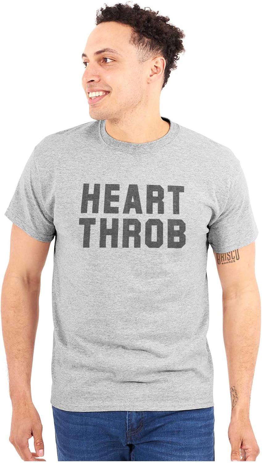 imageHeartthrob Funny Valentines Joke Mens Graphic T Shirt TeesSport Grey
